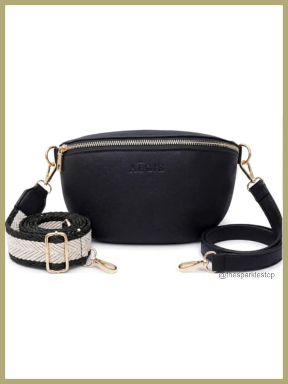 Women's RFID Anti Theft Sling Bag, Crossbody Purse with Hidden Pocket &